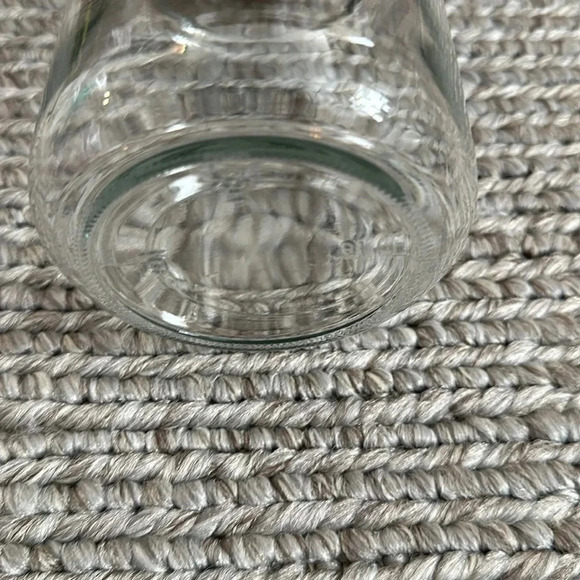 Vtg Anchor Hocking Eagle 1776 Clear Glass Jar Brown Lid 8” - Picture 2 of 8